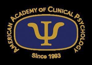 Logo Of the Academy of clinical psychologist. Ginny Estupinian Phd is a credential member