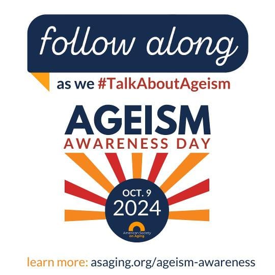 2024 Ageism awarness day logo